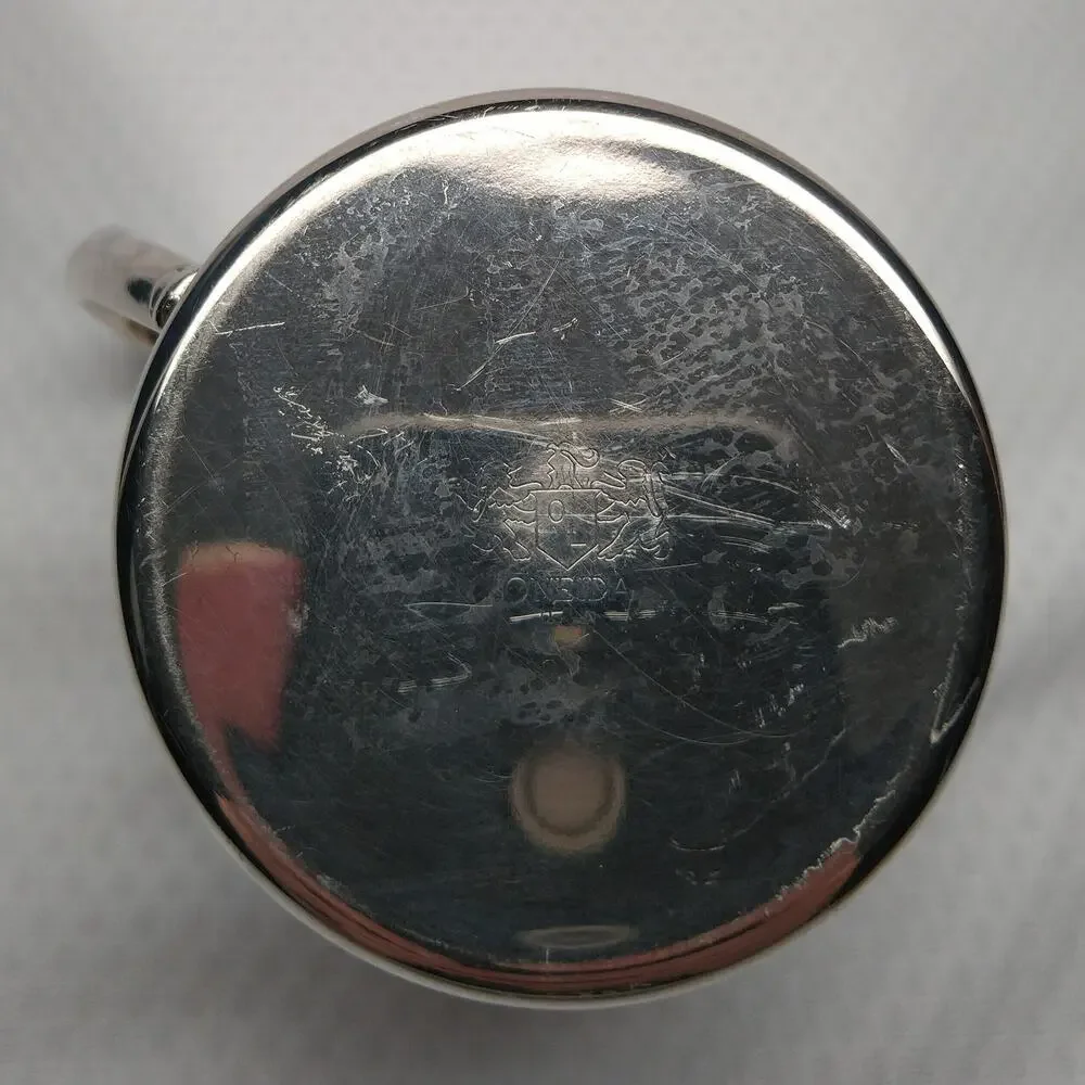 Vintage Oneida Community Silverplate Baby Cup Engraved Andrew Child Mug